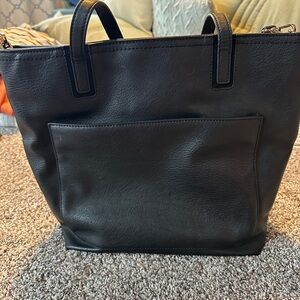 LC Lauren Conrad Black Tote Bag